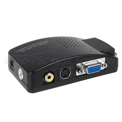 Відеоконвертер AV S-Video to VGA, фото 1