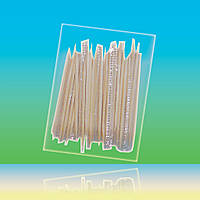 Зубочистки в індивідуальній прозорій упаковці 100шт/уп