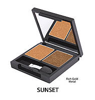 Палітра тіней Дуо Sunset органічні Zuii Organic , 3,5 г