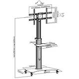 Телевізійна стійка FN3000 для телевізорів 37 "- 70", фото 2