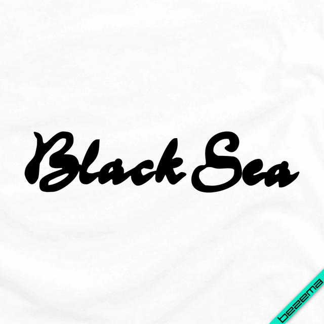Термонаклейки на футболки Black Sea [Свій розмір і матеріали в асортименті]