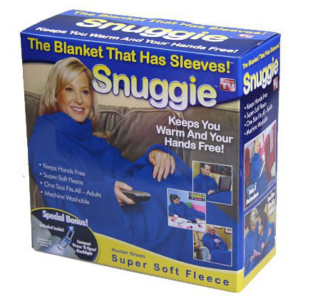 Плед флісовий із рукавами Snuggie Blanket