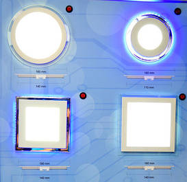 Світлодіодні світильники LED панелі, світлодіодні лампи та стрічки