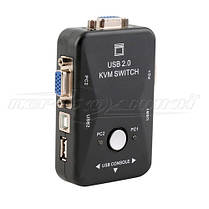 VGA KVM Switch перемикач 2-портовий, фото 2