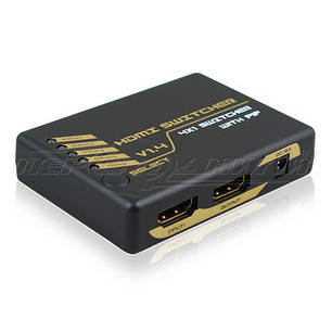 HDMI Switch 4x1 v1.4 (Full 3D, 4Kx2K, PIP) з пультом, фото 2