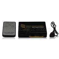 Інтелектуальний HDMI Switch 3x1 v1.4, 4Kx2K з пультом, фото 2