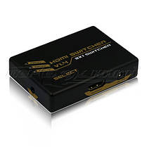 Інтелектуальний HDMI Switch 3x1 v1.4, 4Kx2K з пультом, фото 3