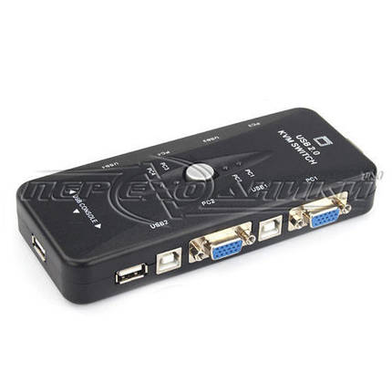 VGA KVM Switch перемикач 4-портовий, фото 2