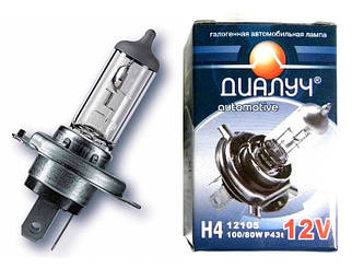 Лампочка Диалуч 24V 75/70W P45T H4
