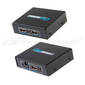 Splitter HDMI 1x2 v1.4,3 D, 1080P, метал, фото 2