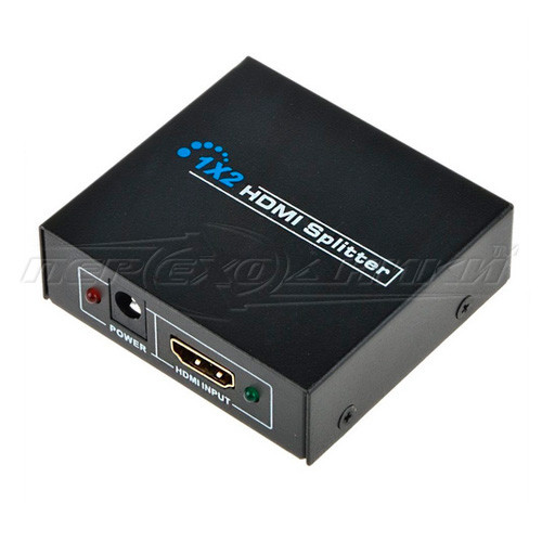 HDMI Splitter 1x2 v1.4,3D, 1080P, метал