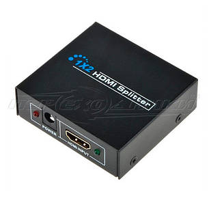 HDMI Splitter 1x2 v1.4,3D, 1080P, метал, фото 2