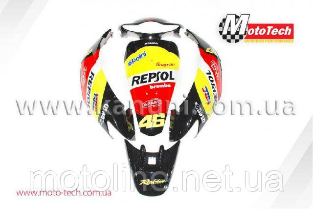 Комплект пластику на скутер Honda Dio AF-56, чорно-жовтий, фото 1