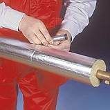 Ізоляція базальтова для труб PAROC Hvac Section AluCoat T  100 кг/м3, діаметр 57 мм, товщина 50 мм., фото 5