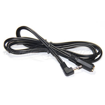 Аудіо кабель подовжувач AUX 3.5 mm jack (економ якість), кутовий, 1.5 м, фото 2