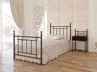 Односпальне ліжко Неаполь Метал Дизайн