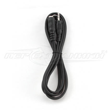 Аудіо кабель подовжувач AUX 3.5 mm jack (економ якість), 1.0 м, фото 2