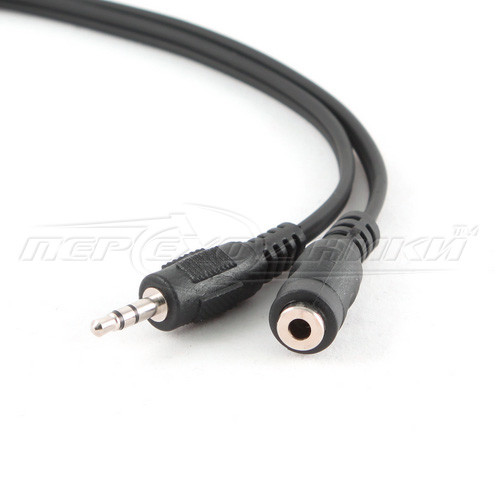 Аудіокабель подовжувач AUX 3.5 mm jack, 0.8 м
