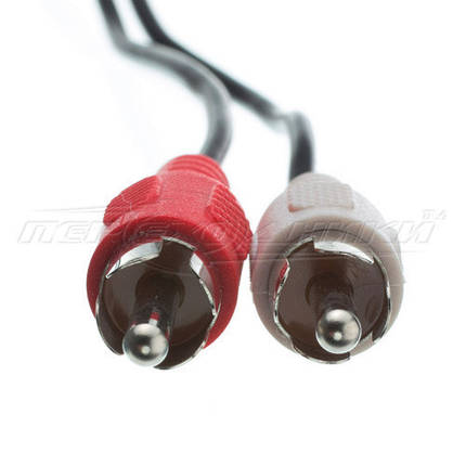 Аудіо кабель jack 3.5 mm to 2RCA (економ якість), 5 м, фото 2