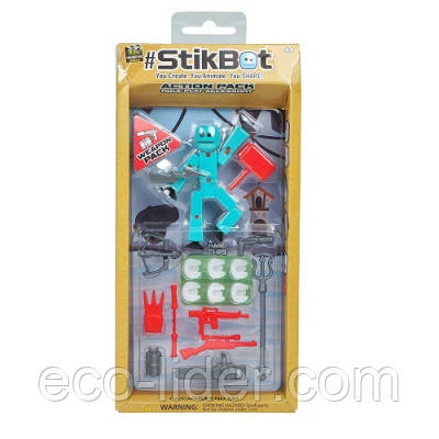 Фігурка для анімаційного творчості STIKBOT S2 - ЗБРОЯ (1 экскл. фіг., аксесуари)