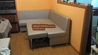 Кухонный уголок со спальным местом — практичное решение использования Вашего жилого пространства, а также для размещения гостей. Красив, практичен, надежен.