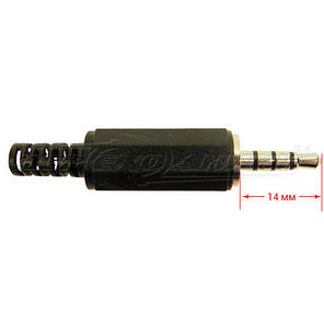 Кабель AV jack 3.5 mm (14 мм) to 3RCA, 1.2 м, фото 4