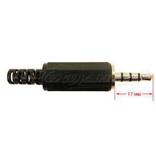 Кабель AV jack 3.5 mm (подовжений - 17 мм) to 3RCA, 1.5 м, фото 3