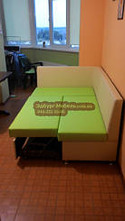 Кухонный уголок со спальным местом — практичное решение использования Вашего жилого пространства, а также для размещения гостей. Красив, практичен, надежен.