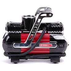 Компресор автомобільний 12В. Два циліндра 30 мм INTERTOOL AC-0003 За передоплатою, фото 3