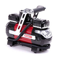 Компресор автомобільний 12В. Два циліндра 30 мм INTERTOOL AC-0003 За передоплатою, фото 4