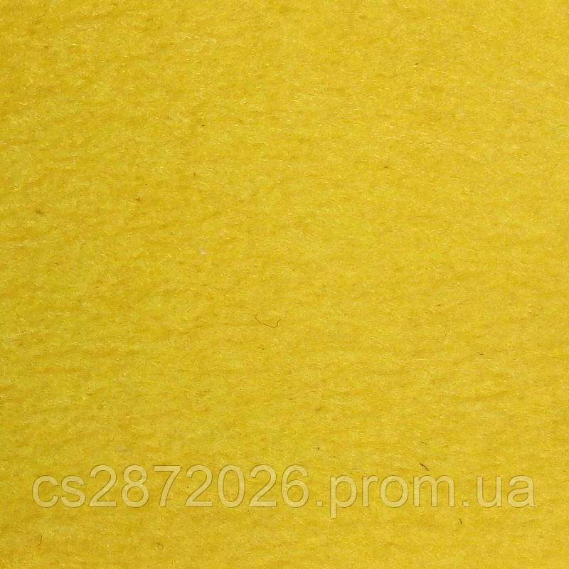 Фетр 1 мм, А4 (20х30 см) желтый - фото 1 - id-p663465242