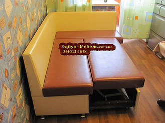 Кухонный уголок со спальным местом — практичное решение использования Вашего жилого пространства, а также для размещения гостей. Красив, практичен, надежен.