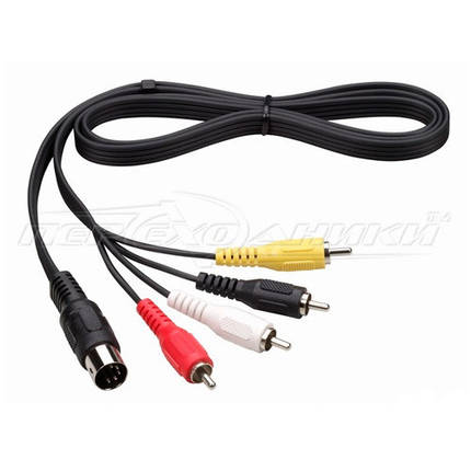 Кабель 5 pin DIN to 4RCA, 1.2 м, фото 2