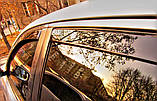 Дефлектори вікон вставні Audi A6 (C6) 2004-2011 4D Sedan, фото 6
