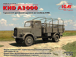 KHD A3000, Німецький армійський вантажний автомобіль ІІ МВ. 1/35 ICM 35454