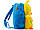 Рюкзак дитячий SB-256-3 каченята блакитний, фото 3