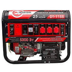 Генератор бензиновий, станція електрична INTERTOOL DT-1155, фото 3