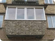 Балконна металопластикова рама REHAU Euro-Design 60 фурнітура MACO, фото 2