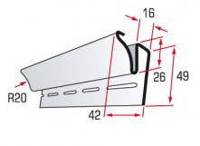 Оканткова планка Біла — 3660 мм, Alta-Siding.