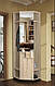 Кутова передпокій із дзеркалом Корнелія в Яблуні, у Венге темному, фото 2