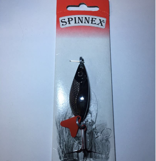 Блешня Spinnex колебалка BASS (темне срібло) (вага 4,5/10/15 грам), фото 1