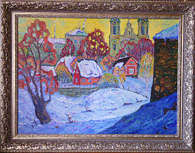 Картина Зимовий пейзаж Харченко В. І. 1990-ті роки