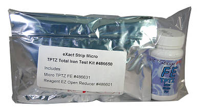 Реагент Загальне залізо eXact® Strip Micro, США.