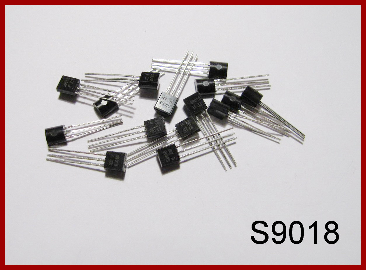 S9018, транзистор, n-p-n.