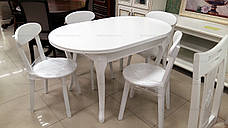 Стіл овальний розкладний Відень -3 Модуль Люкс., фото 4