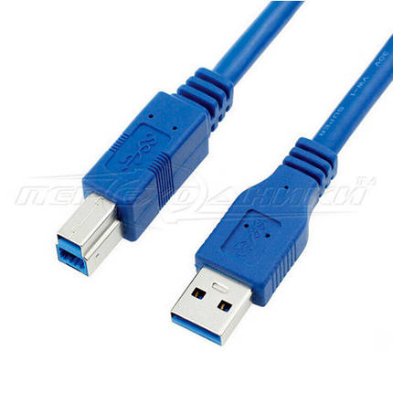 Кабель USB 3.0 AM - BM для периферії, 3 м, фото 2