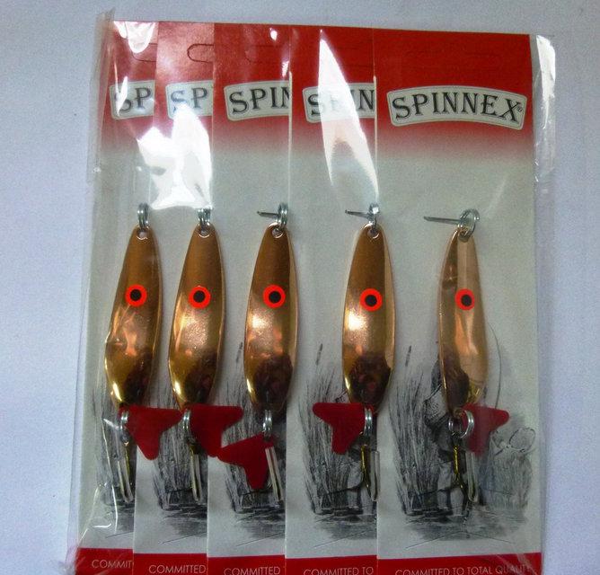 Блешня Spinnex коливалка KROKODILE (мідь) (вага 10/16/20 грамів) 20, фото 1