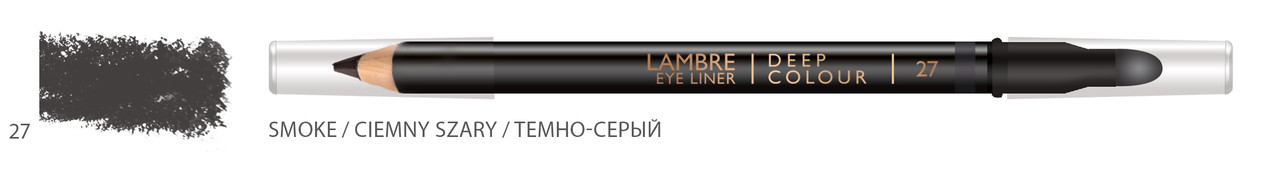 Олівець для очей LAMBRE Deep Colour Eye Liner №29 Starblack/Зірковий чорний, фото 1