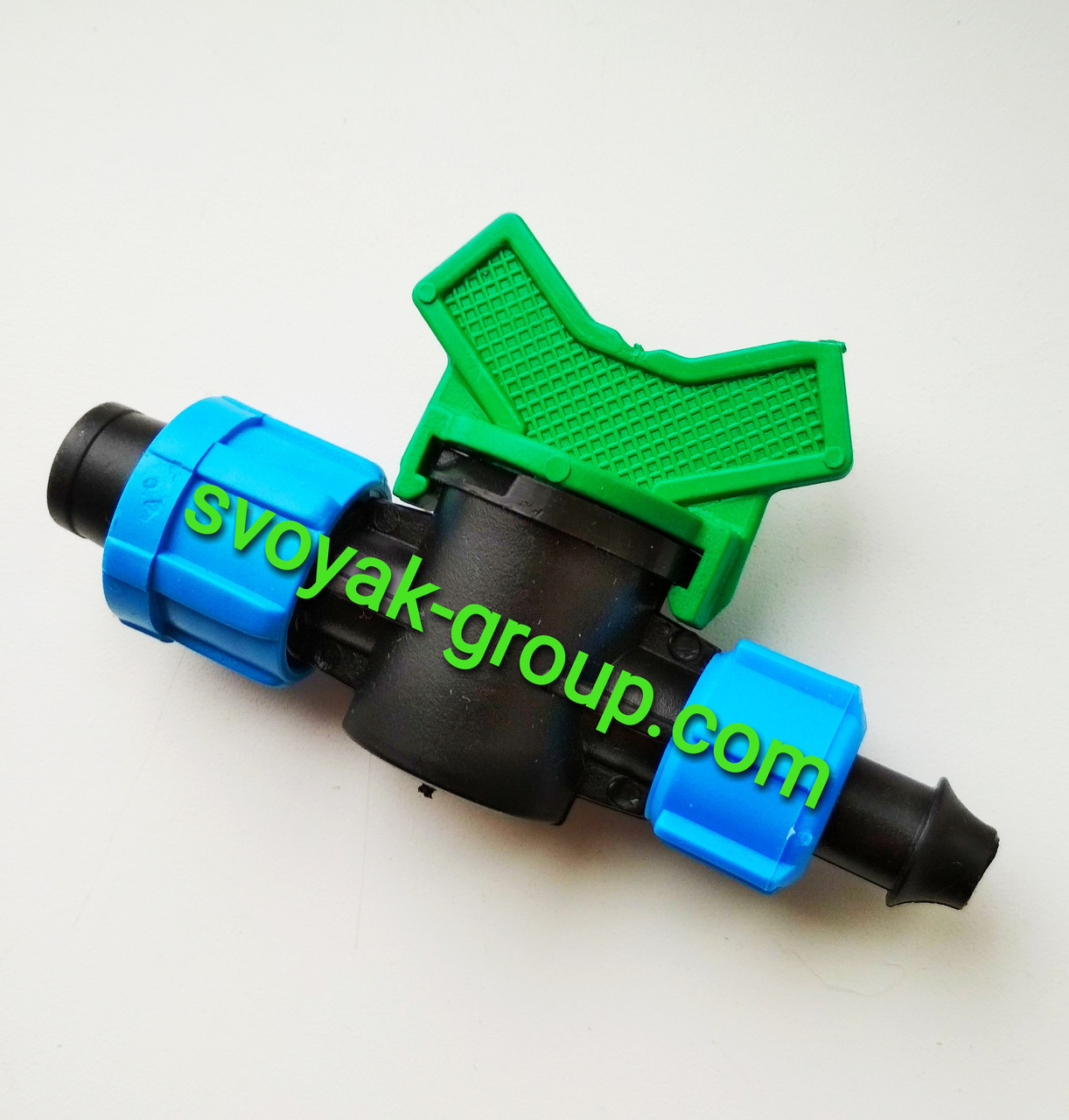 Кран Стартовый с Поджимом для Капельной Ленты "Santeh Plast". — Купить ...