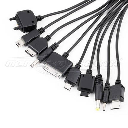 Универсальное зарядное устройство USB 10 в 1 для iPhone 4,5,6 и др., фото 2